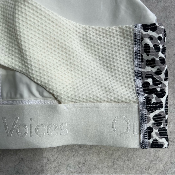 NWOT Outdoor Voices Doing Things bra, Snow Leopard size S - Picture 4 of 5